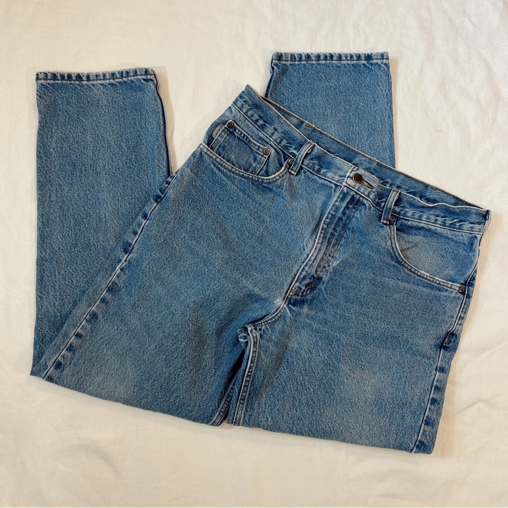 Vintage 90s Carhartt Light Wash Traditional Fit Jeans‎ Size 36x32 B17-DST